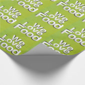 We houden van eten cadeaupapier (Hoek)