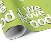 We houden van eten cadeaupapier (Rol Hoek)