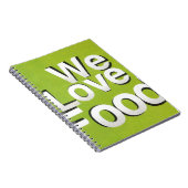 We houden van eten notitieboek (Rechterzijde)