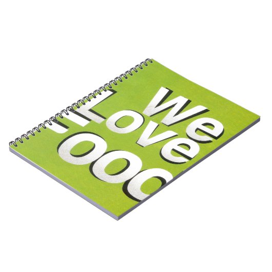 We houden van eten notitieboek (Linkerzijde)