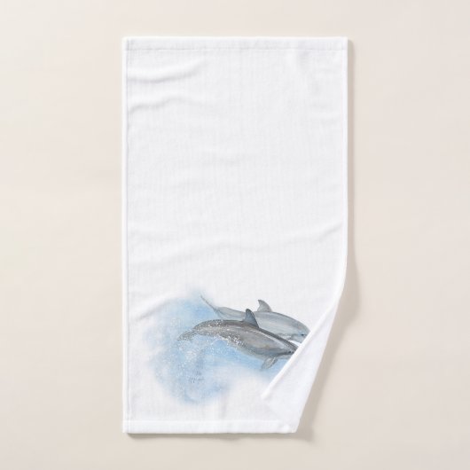 We houden van flessendolfijnen. bad handdoek (Handdoek)