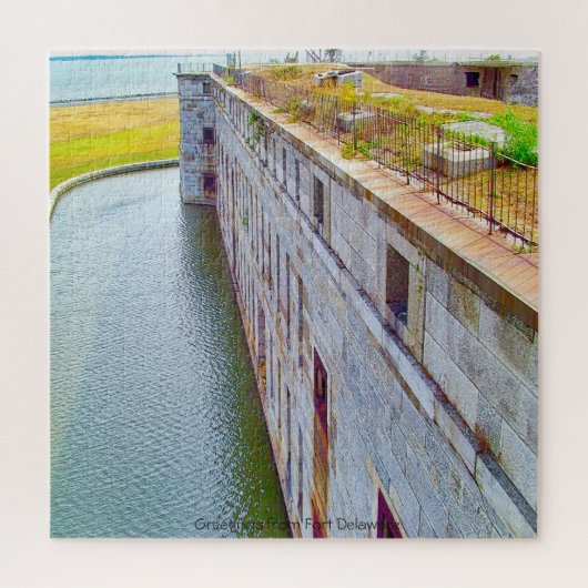 We houden van Fort Delaware Jigzaag Puzzle Legpuzzel (Verticaal)