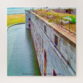 We houden van Fort Delaware Jigzaag Puzzle Legpuzzel (Verticaal)