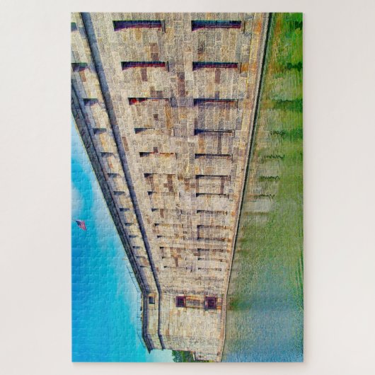 We houden van Fort Delaware Legpuzzel (Verticaal)