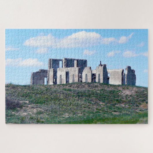 We houden van Fort Laramie Wyoming Legpuzzel (Horizontaal)