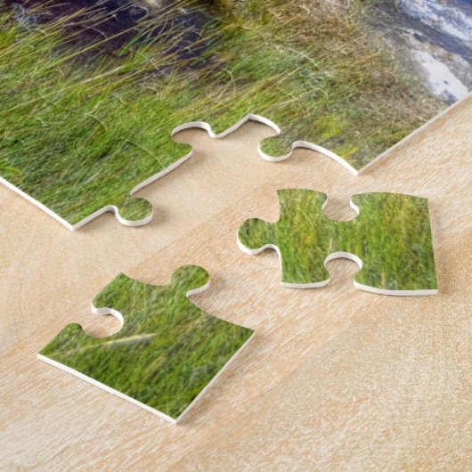 We houden van geelsteen legpuzzel (Zijkant)