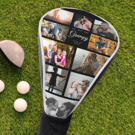We houden van Grampy Familie Foto Collage Sports F Golfheadcover