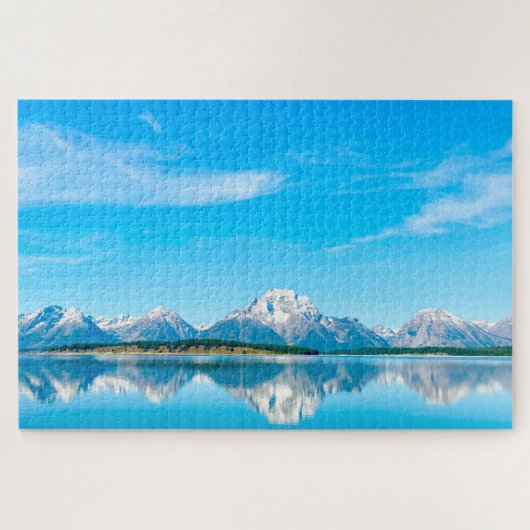We houden van Grand Teton's Wyoming. Legpuzzel (Horizontaal)