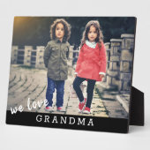 We houden van Grandma Custom Photo Fotoplaat (Zijkant)