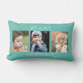 We houden van Grandma Photo Collage Kussen