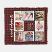 We houden van GRANDPA POEM - Foto-Collage kleinkin Fleece Deken (Voorkant (Horizontaal))