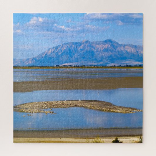 We houden van Great Salt Lake Utah Legpuzzel (Verticaal)