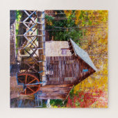 We houden van Grist Mill West Virginia. Legpuzzel (Horizontaal)