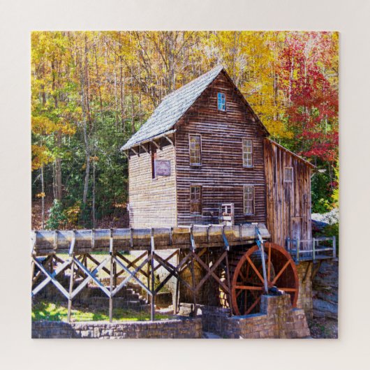 We houden van Grist Mill West Virginia. Legpuzzel (Verticaal)