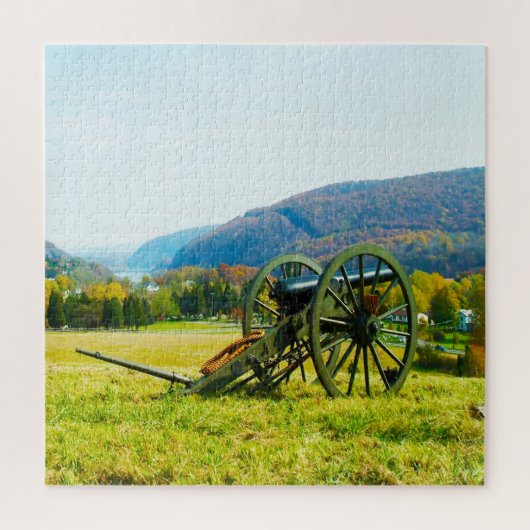 We houden van Harpers Ferry West Virginia. Legpuzzel (Verticaal)