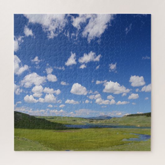 We houden van Hayden Valley Yellowstone. Legpuzzel (Verticaal)