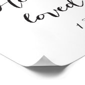 We houden van hem omdat hij voor het eerst van ons poster (Hoek)