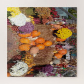 We houden van Herfst Harvest Iowa. Legpuzzel (Horizontaal)