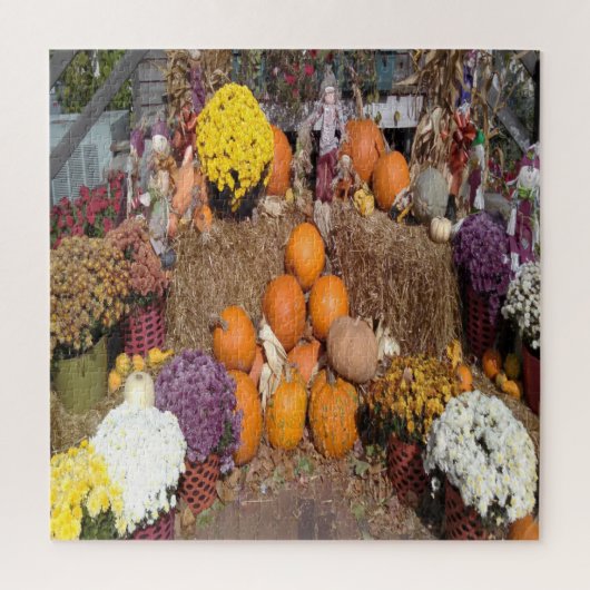 We houden van Herfst Harvest Iowa. Legpuzzel (Verticaal)
