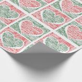 We houden van het kerstcadeaupapier voor Feestdage Cadeaupapier (Hoek)