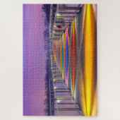 We houden van het meer van Gray in Iowa. Legpuzzel (Verticaal)