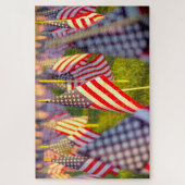 We houden van het Memorial Park in Iowa. Legpuzzel (Verticaal)