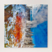 We houden van het nationale park Yellowstone Legpuzzel (Horizontaal)