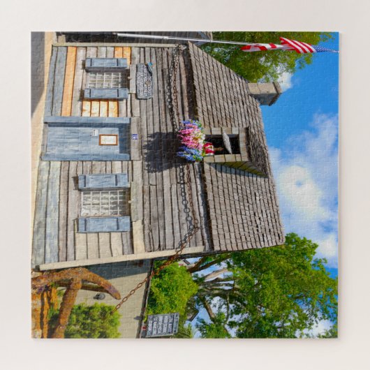 We houden van het oude schoolhuis Saint Augustine Legpuzzel (Horizontaal)