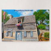 We houden van het oude schoolhuis St. Augustine Fl Legpuzzel (Horizontaal)