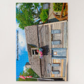 We houden van het oude schoolhuis St. Augustine Fl Legpuzzel (Verticaal)