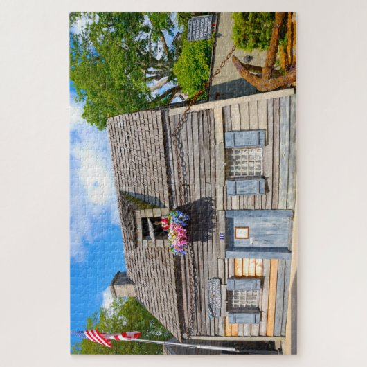 We houden van het oude schoolhuis St. Augustine Fl Legpuzzel (Verticaal)