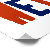 We houden van Ike - Eisenhower-Poster Poster (Hoek)