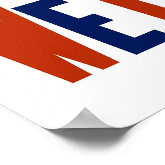 We houden van Ike - Eisenhower-Poster Poster (Hoek)