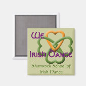 We houden van Irish Dance Magneet (Voorkant / Achterkant)