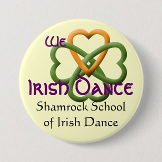 We houden van Irish Dance Ronde Button 7,6 Cm