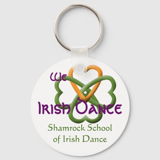 We houden van Irish Dance Sleutelhanger (Voorkant)