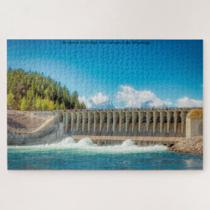We houden van Jackson Lake Wyoming Jigzaag Puzzle Legpuzzel
