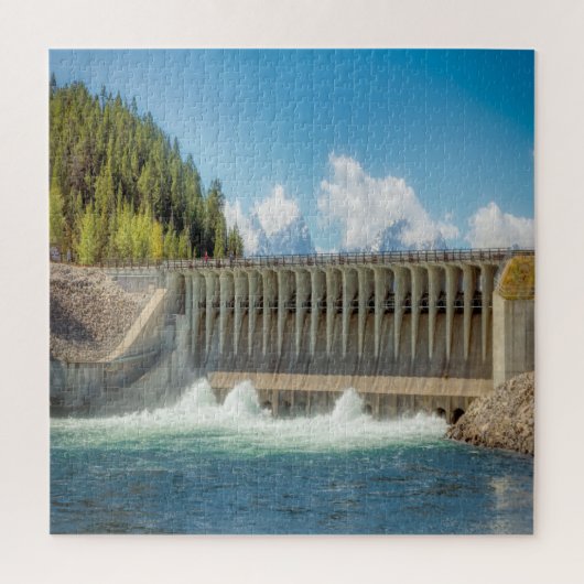 We houden van Jackson Lake Wyoming. Legpuzzel (Verticaal)