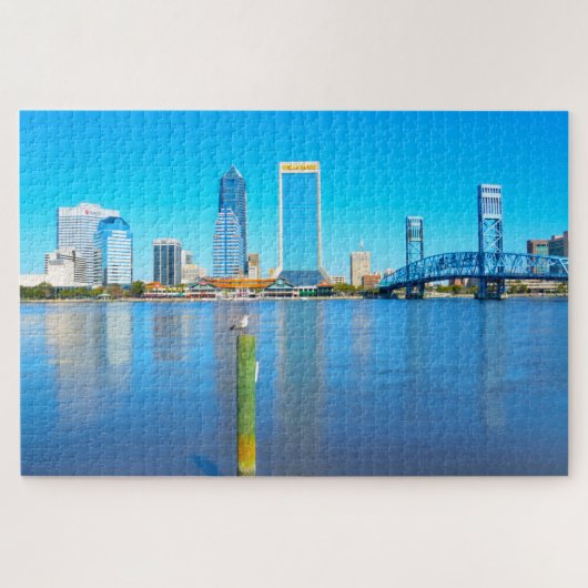 We houden van Jacksonville in Florida Legpuzzel (Horizontaal)