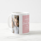 We houden van je | 2 Foto-collage | Koffie-Mok Koffiemok (Voorkant links)