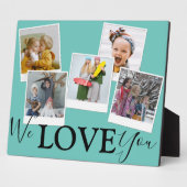 We houden van je | 5 Foto-collage | Fotoplaat (Zijkant)