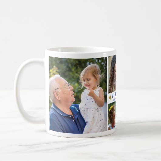 We houden van je baby 5 Foto Collage Name  Koffiemok (Links)