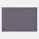 We houden van je berichten 40e verjaardag inpakpapier vel (Voorkant)