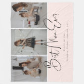 We houden van je beste mama-familie fotocollage fleece deken (Voorkant)