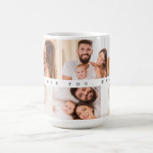 We houden van je Daddy 6 fotocollage op maat Koffiemok (Center)