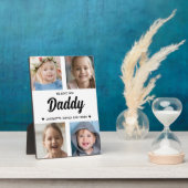 We houden van je Daddy Family Keepsake Fotocollage Fotoplaat (Zijkant)