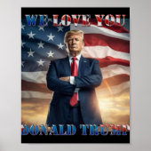 We houden van je Donald Trump Poster (Voorkant)