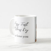 We houden van je en eerste Moederdag Koffiemok (Voorkant links)