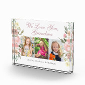 We houden van je  Floral Moederdag Fotoblokken (Rechts)