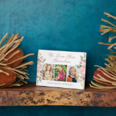 We houden van je  Floral Moederdag Fotoplaat (Zijkant)